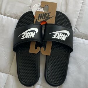 Nike Black Slide Sandals